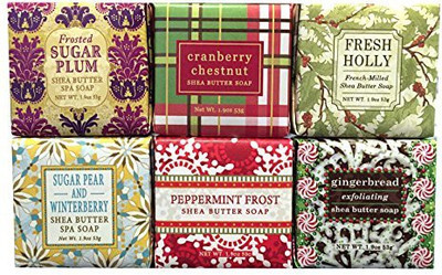 

Greenwich Bay Trading Company Christmas Holiday Winter Mini Soap Square Gift Set(53 g, Pack of 6)