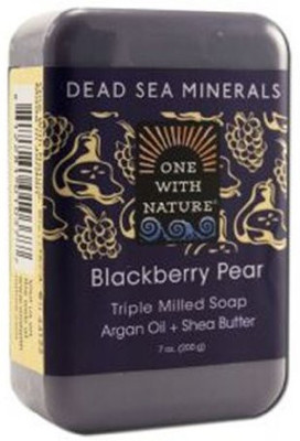 

One With Nature Blackberry Pear Dead Sea Mineral Soap Bar(210 ml)