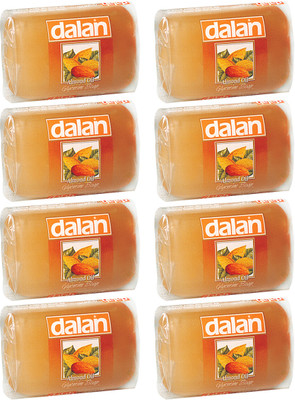 

Dalan Glycerine Soap with Pure Almond Oil(800 g, Pack of 8)