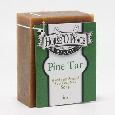

Horse 'O Peace Ranch Handmade Herbal 100% Raw Goat Milk Pine Tar (4./Bar)(120 ml, Pack of 4)