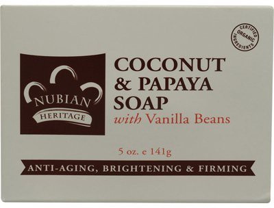 

Nubian Heritage Bar Soap Coconut And Papaya with Vanilla Beans Pack of 1(150 ml)