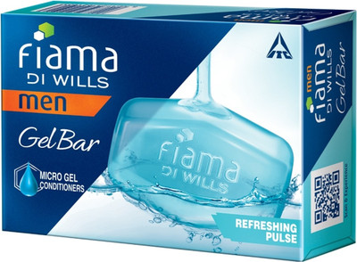 

Fiama Di Wills Men Refreshing Pulse Gel Bar - Pack of 3(375 g, Pack of 3)