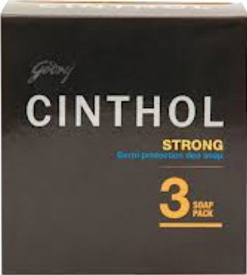 

Cinthol Strong - Pack of 3 (3 x 100 g)(100 g, Pack of 3)