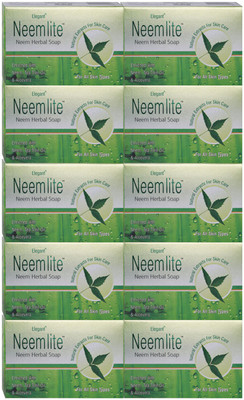 Neemlite Neem Herbal Soap(750 g, Pack of 10)