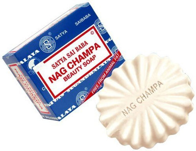 

Satya Soap Nag Champa Natural Soap - Large Bar - Satya Sai Baba by(150 g, Pack of 2)