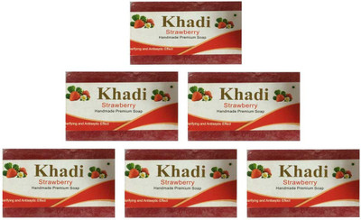 

Khadi Shivalik strawberry Soap(750 g, Pack of 6)