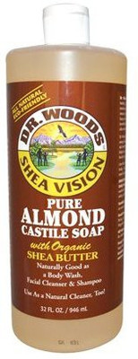 

Dr. Woods Products Pure Almond Castile Soap with Organic Shea Butter(946 ml)
