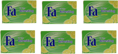 

Fa Refreshing lemon Citrus Fresh Bar Soap ( Pack of 6 )(175 g, Pack of 6)