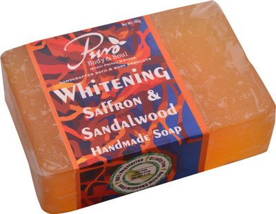 

Puro Body & Soul Whitening Saffron & Sandalwood Handmade Soap(100 g)