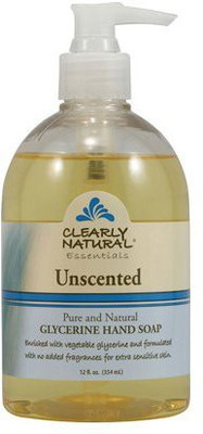 

Clearly Natural Liquid Glycerine Soap with Pump Unscented(354 ml)