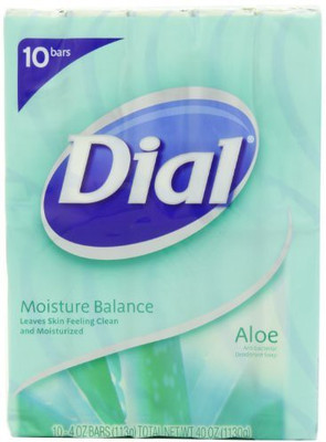 

Dial Aloe Moisture Balance Soap Bar Bars 10-Count (Pack of 3)(1130 g, Pack of 3)