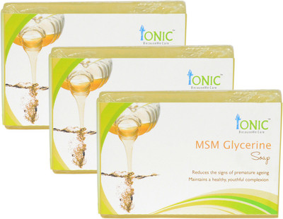 

Ionic MSM Glycerin Soap(270 g, Pack of 3)