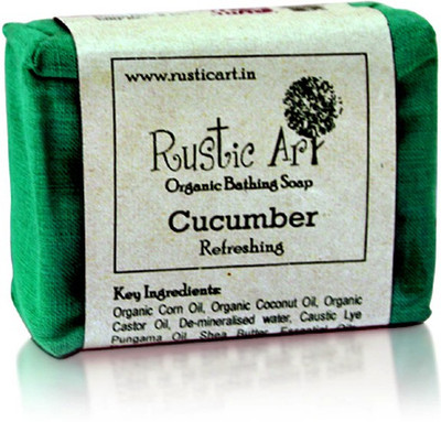 

Rustic Art Organic Cucumber Soap(100 g)