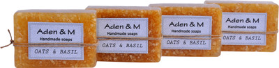 Aden & M Oats & Basil - Pack of 4(95 g, Pack of 4)