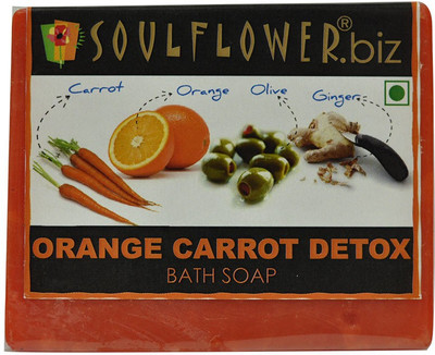 

Soulflower Orange Carrot Detox Soap(150 g)