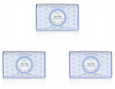 

Perlier : "Iris Blu" Blue Iris Scented Soap * Packages (Pack of 3) * [ Italian Import ](125 g)