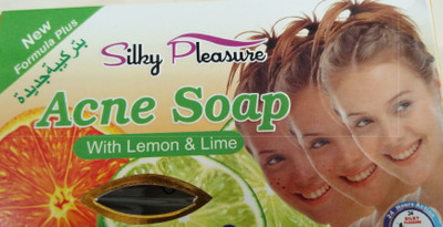

silky pleasure acne soap with lemon & lime(130 g)