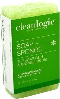 

Cleanlogic Soap + Sponge The Soap With A Sponge Inside! (Pack of 2) (Cucumber Melon)(120 g)