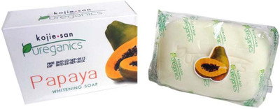 

Kojiesan Purganics Papaya Herbal Whitening SoapAMZ0022 3Pc(405 g, Pack of 3)