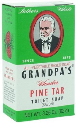 

Grandpa's Wonder Pine Tar Toilet Soap - Set Of 3 Soaps(92 g)