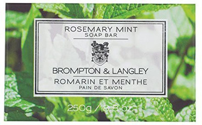 

Upper Canada Soap Brompton And Langley Gift Box, Rosemary Mint Soap(250 g)