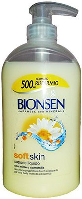 

Bionsen "soft Skin" Liquid Soap With Honey And Chamomile, Measuring Cap(500 g)