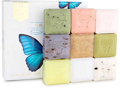 

Fleur D' Extase Ecstacy Soaps - Soap Box Set Of 9 X Bars(25 g, Pack of 9)