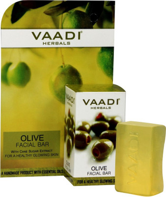 

Vaadi Herbals Olive Facial Bars With Cane Sugar Extract (25 gms x 6)(25 g)