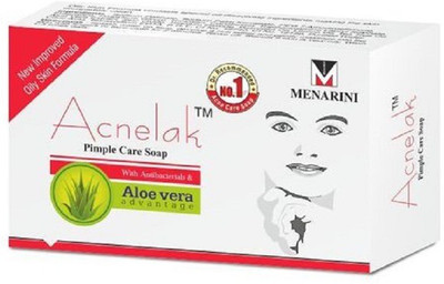 

Menarini Acnelak Pimple Care Soap (Pack of 4)(300 g, Pack of 4)