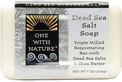 

One With Nature Dead Sea Mineral Dead Sea Salt Soap Pack of 6(200 g)