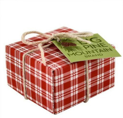 

Big Pine Mountain Hand Wrapped Soap Red Plaid(160 g)