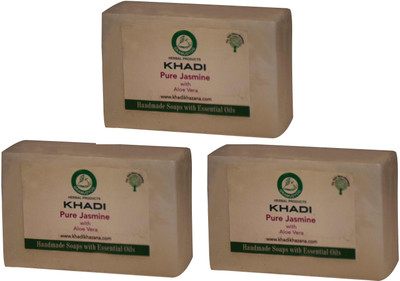 

Khadi Herbal Pure Jasmine soap(375 g, Pack of 3)