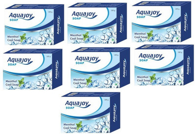 

Aquajoy Menthol cool soap (pack of 7)(700 g, Pack of 7)