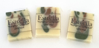 

Estrella Handmade Natural Vegan Soap 3 Bars Cedarwood(99.19 g, Pack of 3)