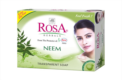 

Rosa Herbals Neem Soap ( Set of 4 pcs )(100 g, Pack of 4)