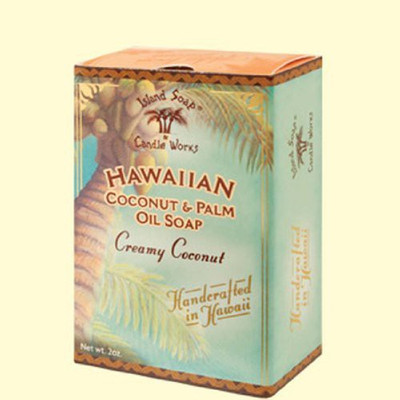 

Island Soap & Candle Works Hawaiian Coconut & Palm Oil Soap - Creamy Coconut(60 ml)