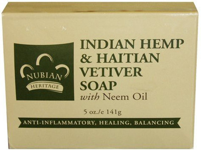 

Nubian Heritage Soap Bar Indian Hemp(141 g)