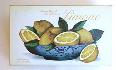 

Saponificio Toscano 1919 Vegetable Soap, Lemon Scent [ Italian Import ](300 g)