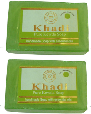 

Khadi Herbal NaturalPure Kewda soap(250 g, Pack of 2)