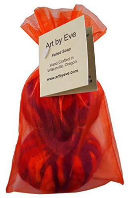 

Art by Eve Original Felted Soap Hand Bar 2 Pack (Sunset)(10 g)