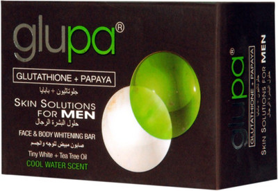 

Glupa Papaya & Glutathione Soap Skin Glowing & Fairness Soap For Men(135 g)