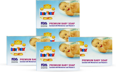 

Baby First Natural Baby Soap Pack of 5(250 g, Pack of 5)