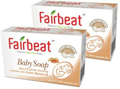 

Fairbeat Baby Soap- Enriched With Sweet Almond Oil(100 g, Pack of 2)