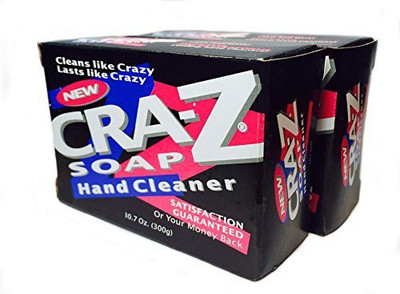 

Cra-Z Soap Heavy Duty Hand Cleaner Powerful All Purpose Soap BarsTwin-Pack(300 g)