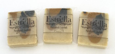 

Estrella Handmade Natural Vegan Soap 3 Bars Patchouli Loofah(120 g, Pack of 3)