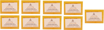 

Khadi Pure Natural Handmade Pure Chandan haldi Soap with Essential Oil 125g(1125 g, Pack of 9)
