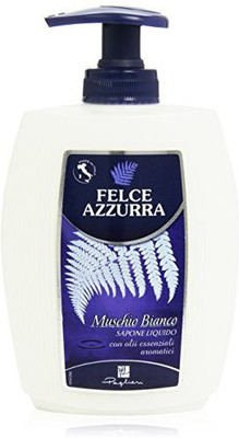 

Felce Azzurra Paglieri: " " Liquid Soap, "muschio Bianco" White Musk Scent, Measuring Cap(300 g)