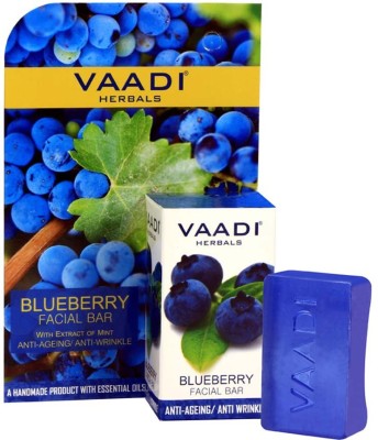 Flipkart - Vaadi Herbals Blueberry Facial Bars With Extract Of Mint (25 gm x 6)(6 x 4.17 g)