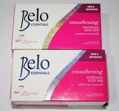 

Belo Essentials Smoothening Whitening Body Bar New & Improved(135 g, Pack of 2)