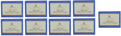 

Khadi Pure Natural Handmade Pure Mint Soap with essential Oil(1125 g, Pack of 9)